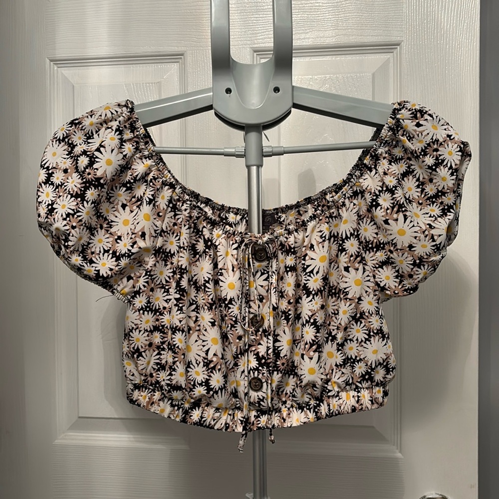 Lily Rose cropped elastic top